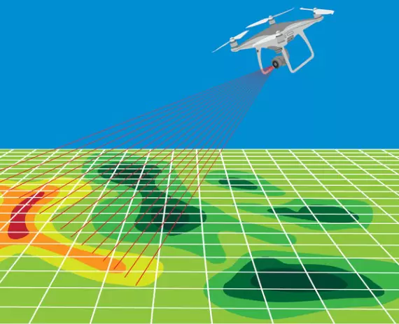 illustration of Drone Surveys Bettendorf IA